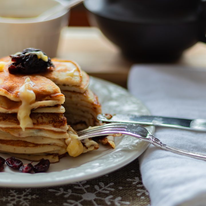 Foodiesfeed com orange cheese pancakes