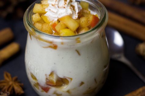 Griekse Yohurt Met Ovengebakken Appeltjes